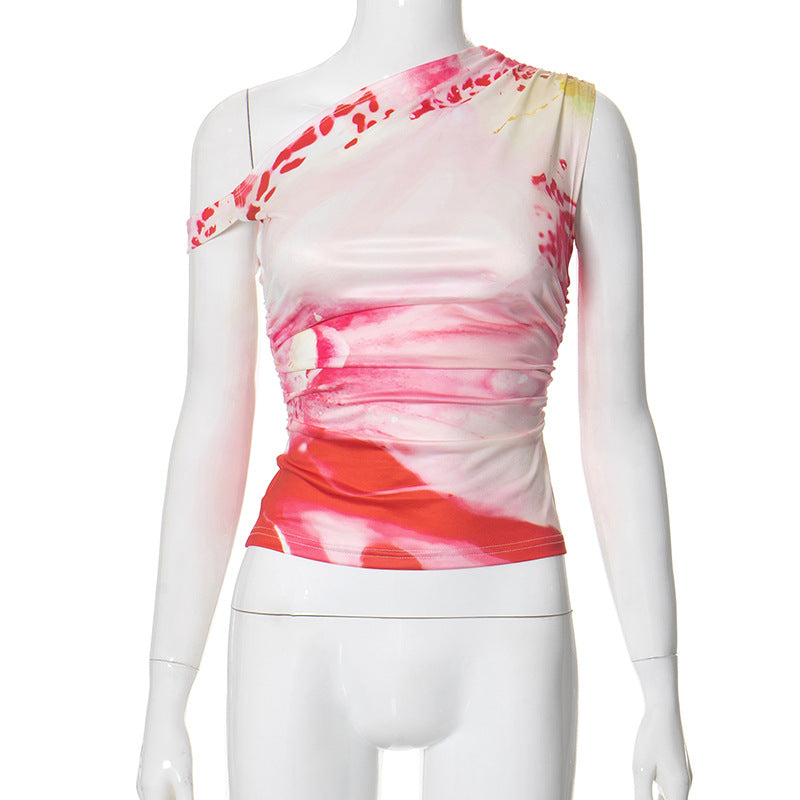 Diana® | Women'S Asymmetric Shirt With Fresh Color Gradient