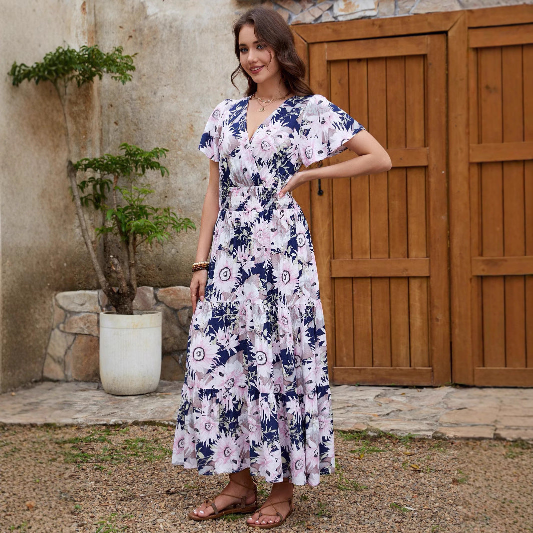 Rocío® | Women'S Floral Wrap Maxi Dress