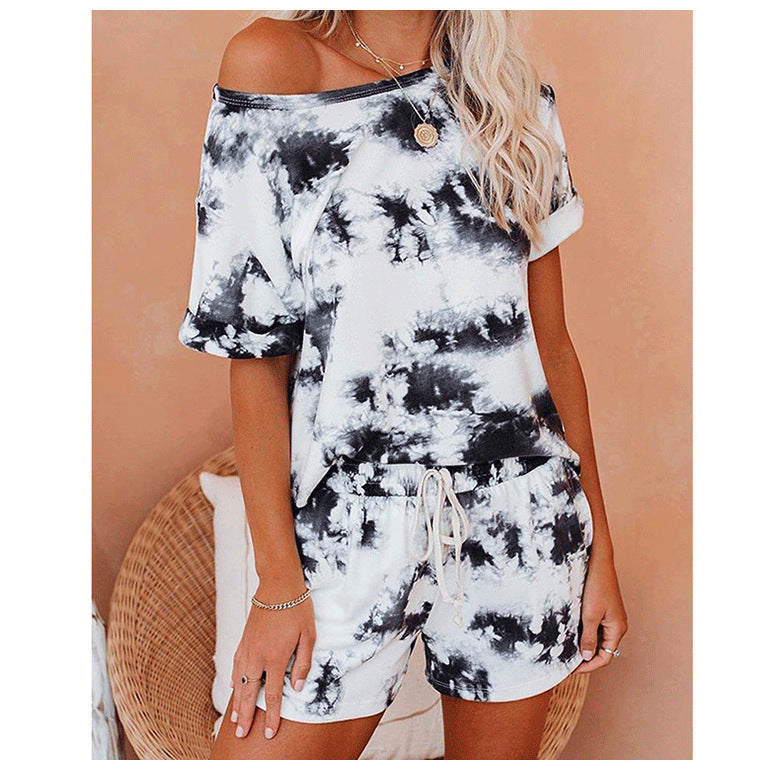 Eva® | Women'S Batik Drawstring Jumpsuit