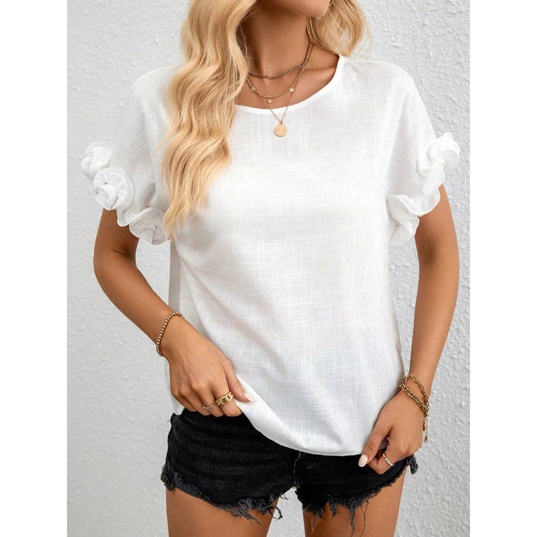 Justina® | Women'S Blouse With Ruffle Details And Airy Fit