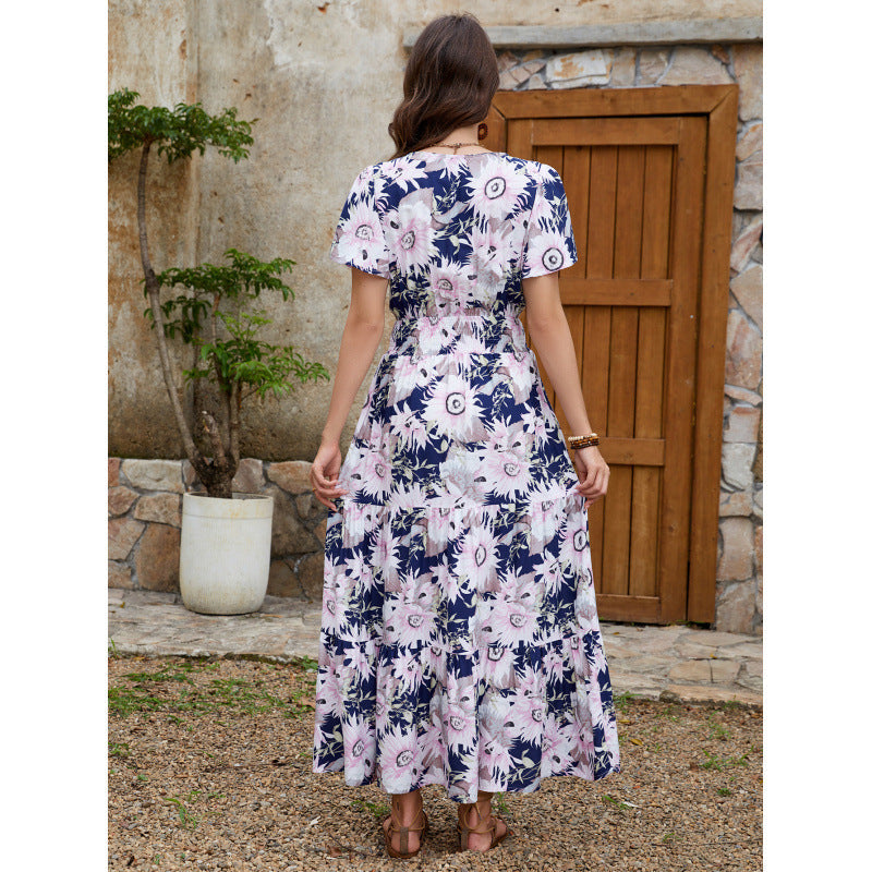 Violeta® | Women'S Floral Wrap Midi Dress