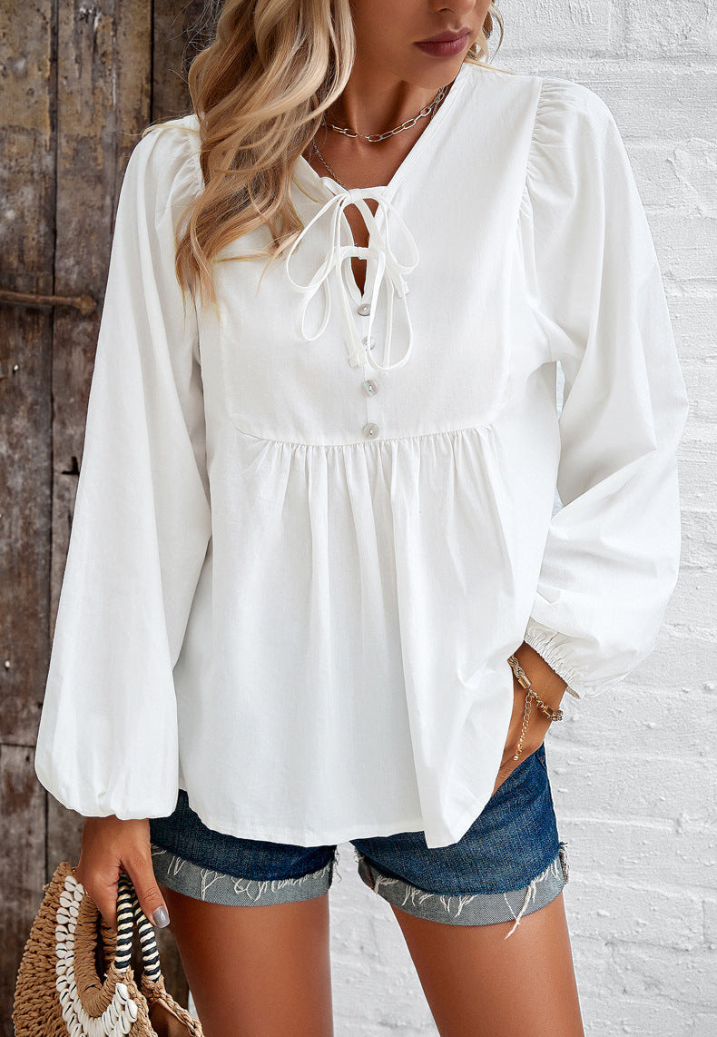 Sophie® | Elegant Casual Loose Button Down Blouse