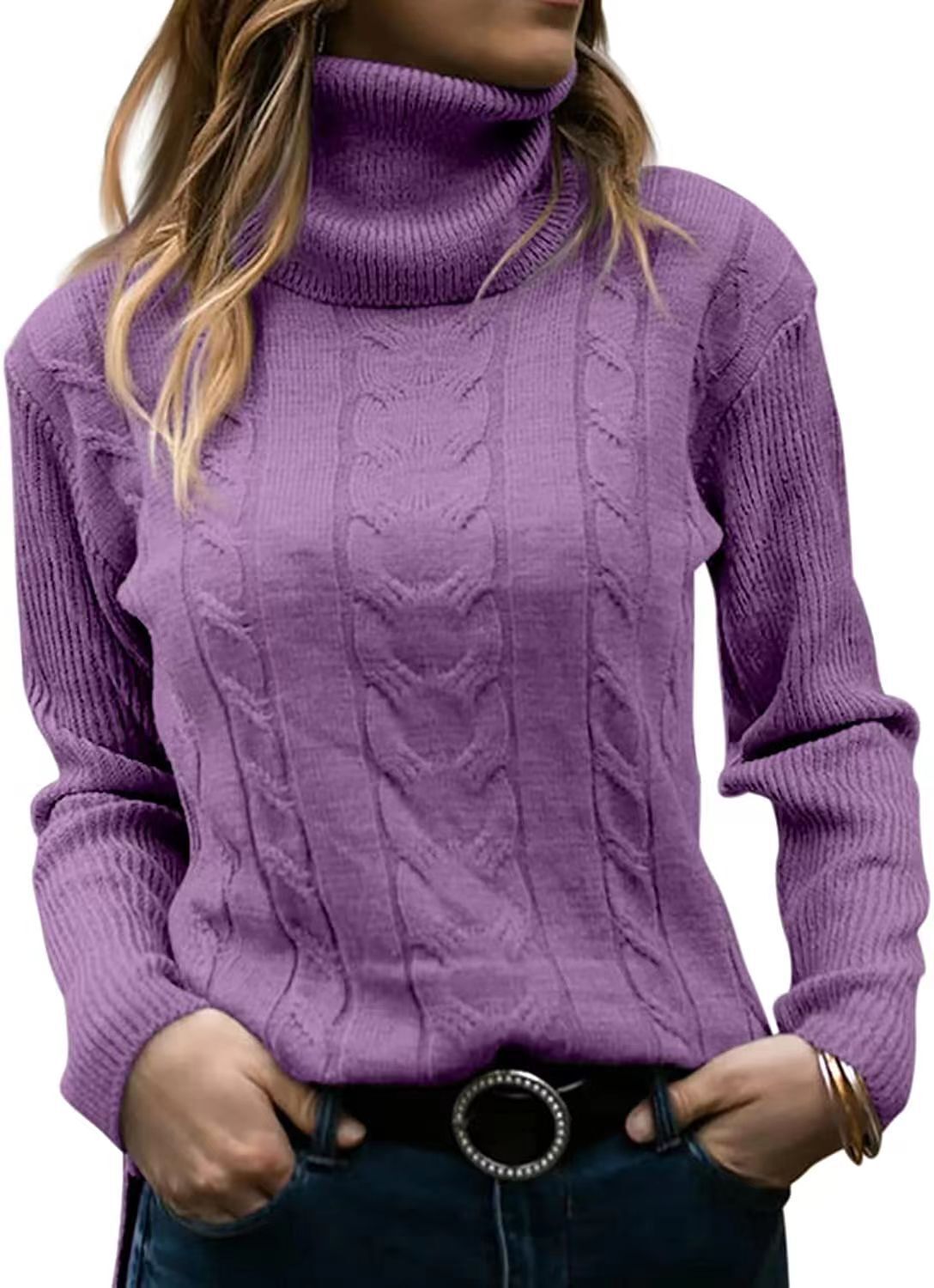 Lisa | Elegant Cable Knit Sweater