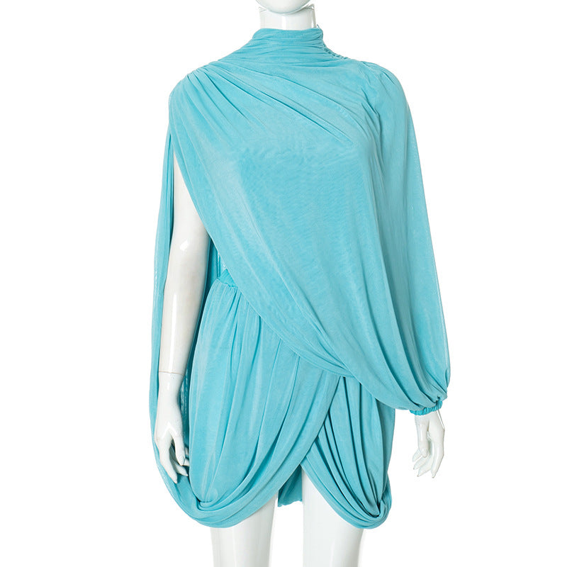 Valentina® | Women'S Asymmetric Draped Mini Dress
