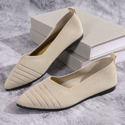 Xochitl® | Women'S Comfortable Mesh Ballerina Flat With Elastic Slip-On