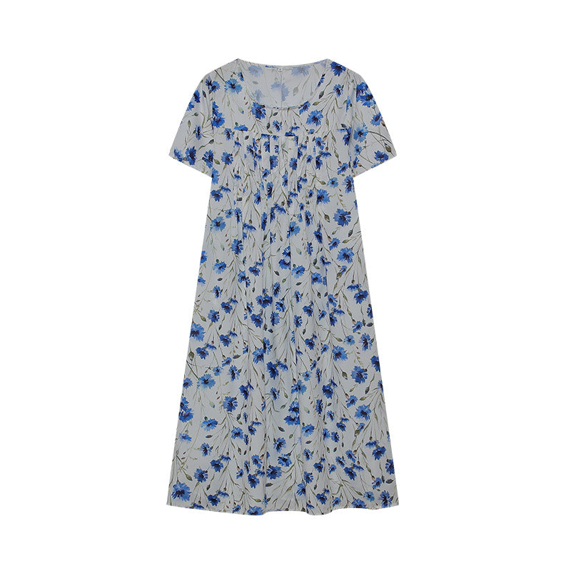 Jenni® | Women'S Floral Midi Dress With Pleated Design