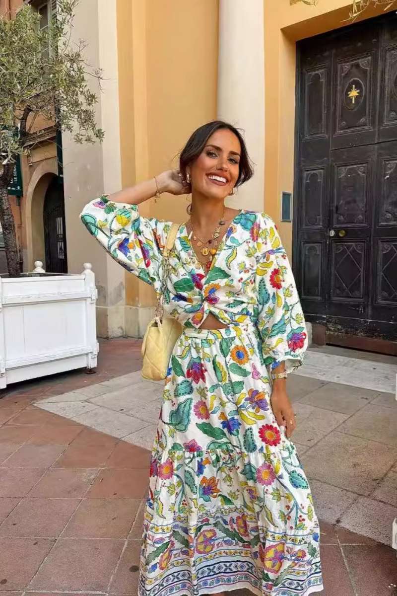 Katia® | Lantern Sleeve Dress
