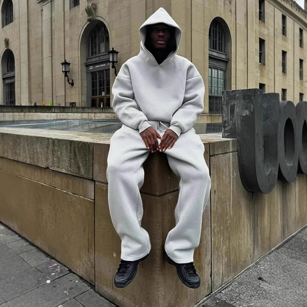 Robert | Men's Drawstring Pullover Hoodie