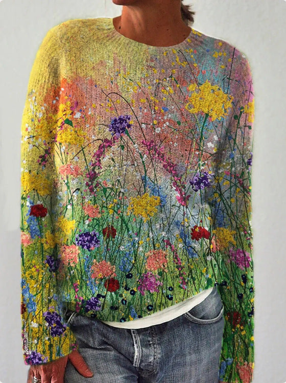 Lorena® | Pull à fleurs brodees for women