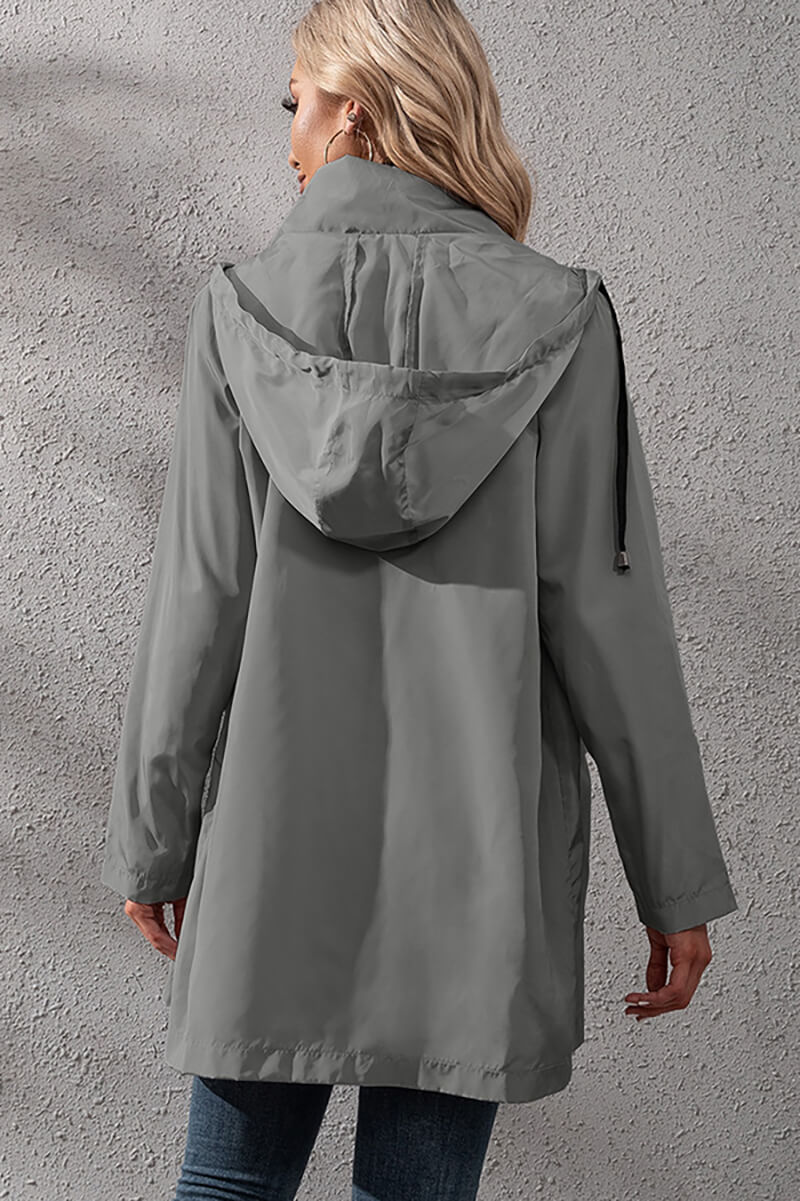 Yasmina | Urban waterproof windbreaker with hood