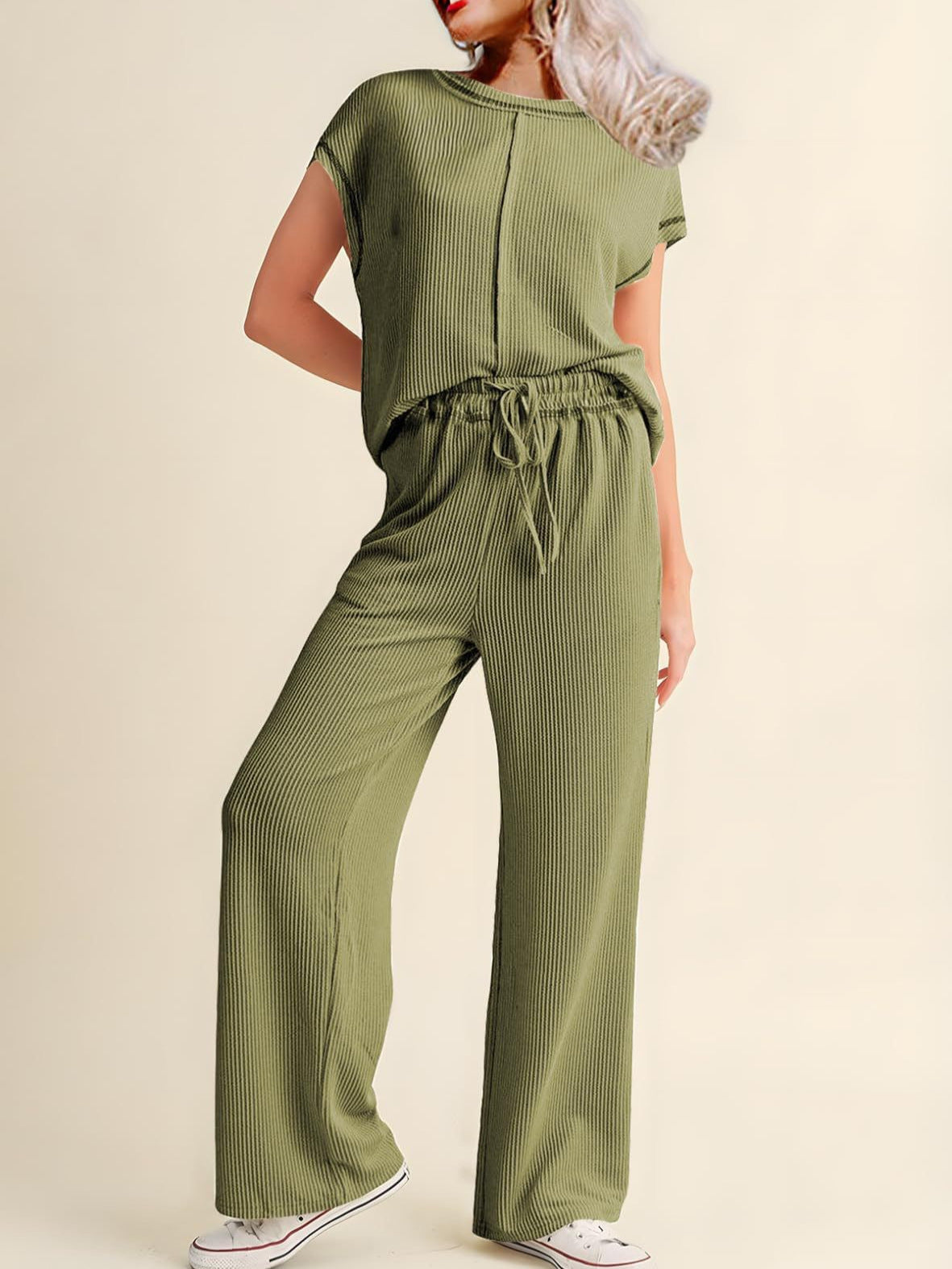 Tatiana® | Women'S Comfortable Wide-Leg Jumpsuit With Elastic Waistband