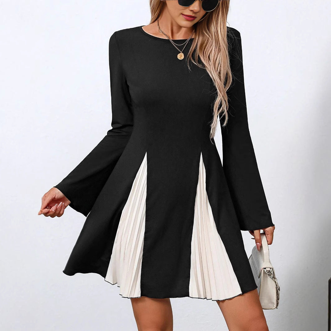 Úrsula® | Women'S Flared Dress With Pleated Elements