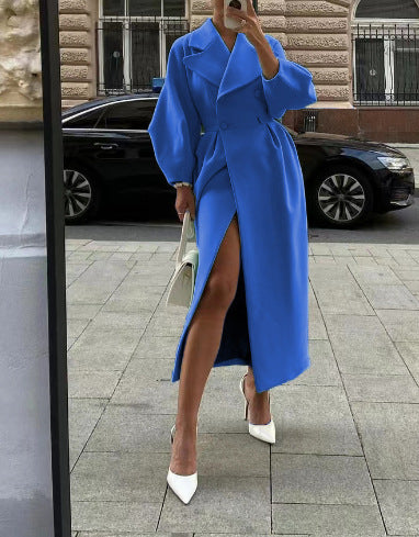 Phyllis | Women's Double Breasted Maxi Coat
