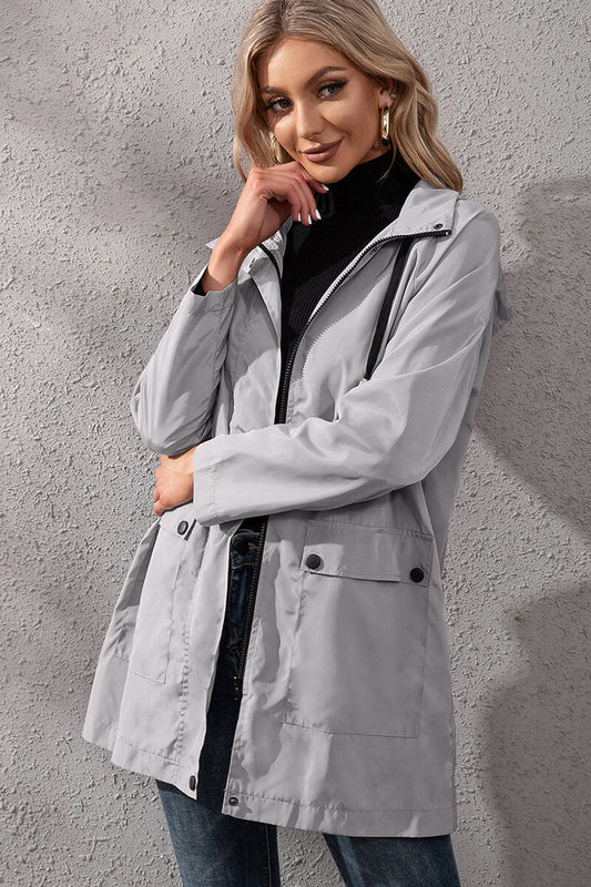 Yasmina | Urban waterproof windbreaker with hood