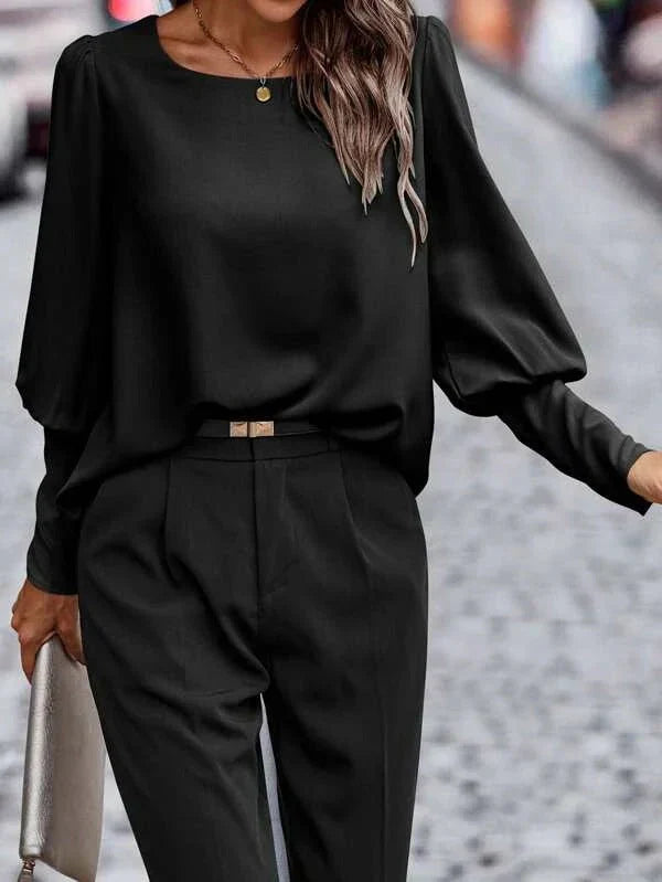 Argelia® | Elegant Blouse With Pleated Sleeves