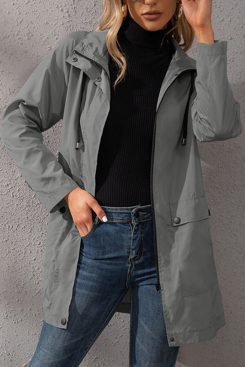 Yasmina | Urban waterproof windbreaker with hood