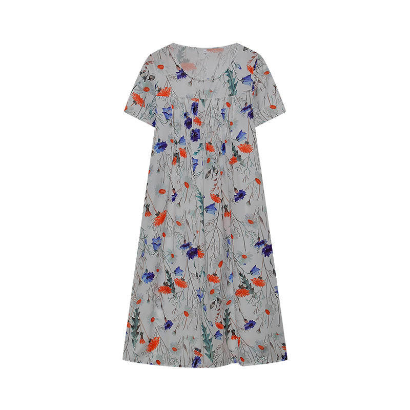 Jenni® | Women'S Floral Midi Dress With Pleated Design