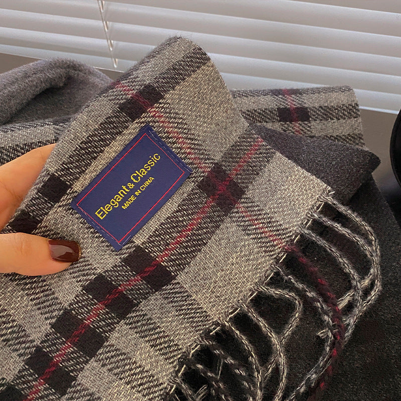 Premium Classic Plaid Scarf