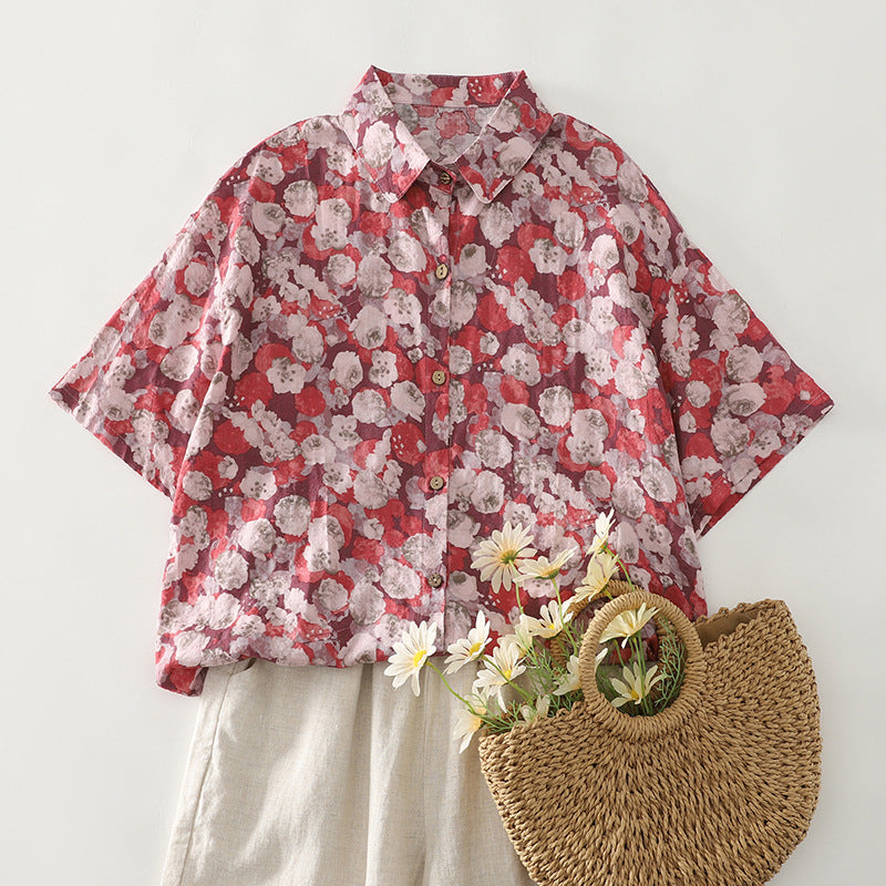 Zoraida® | Women'S Loose-Fitting Blouse With Floral Design