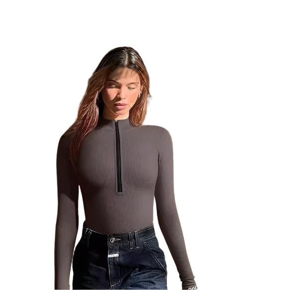 Vera® | Women'S Zip-Up Swimsuit With Long Sleeves