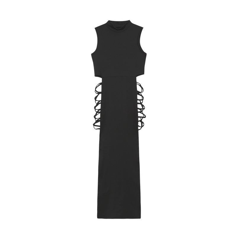 Romina® | Women'S Sleeveless Cut-Out Maxi Dress With Side Lacing