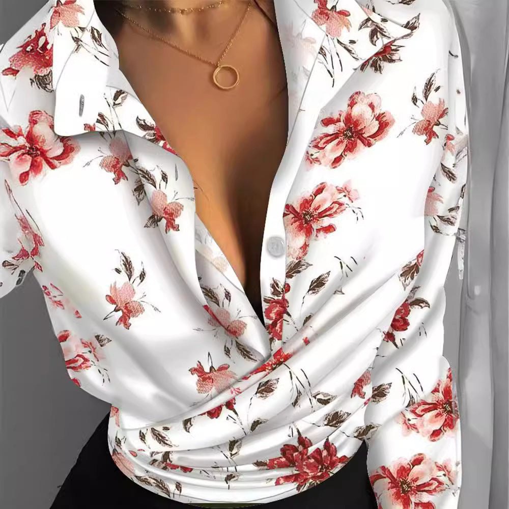 Glenda® | Women'S Blouse With Creative Print And Elegant Details