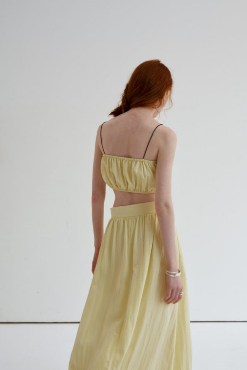 Georgina® | Sleeveless Bandeau Top With Pleats