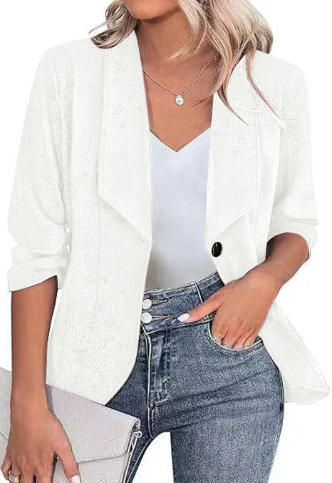 Irene® | Women'S Blazer Jacket With Glitter Accents And Figure-Shaping Cut
