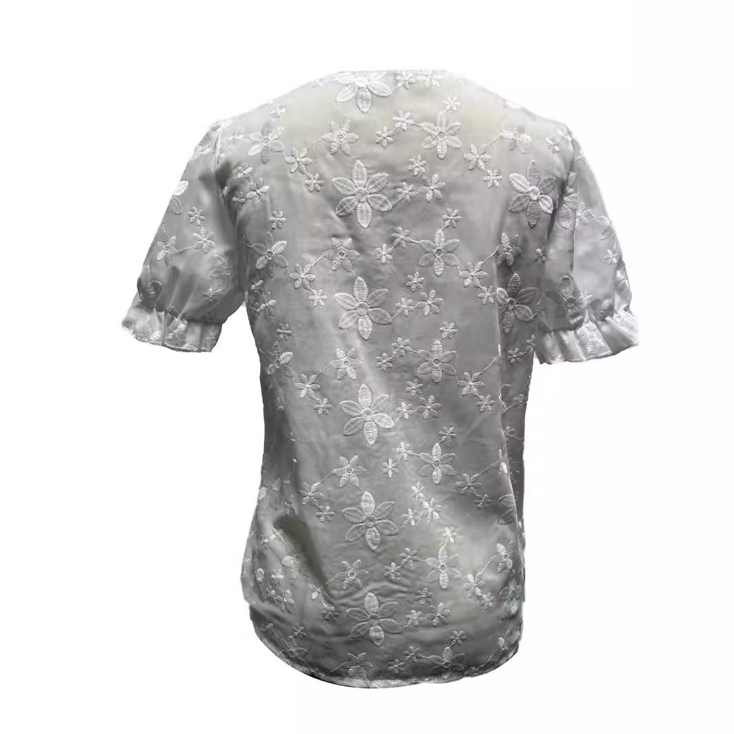 Jesica® | Women'S Blouse With Romantic Floral Pattern