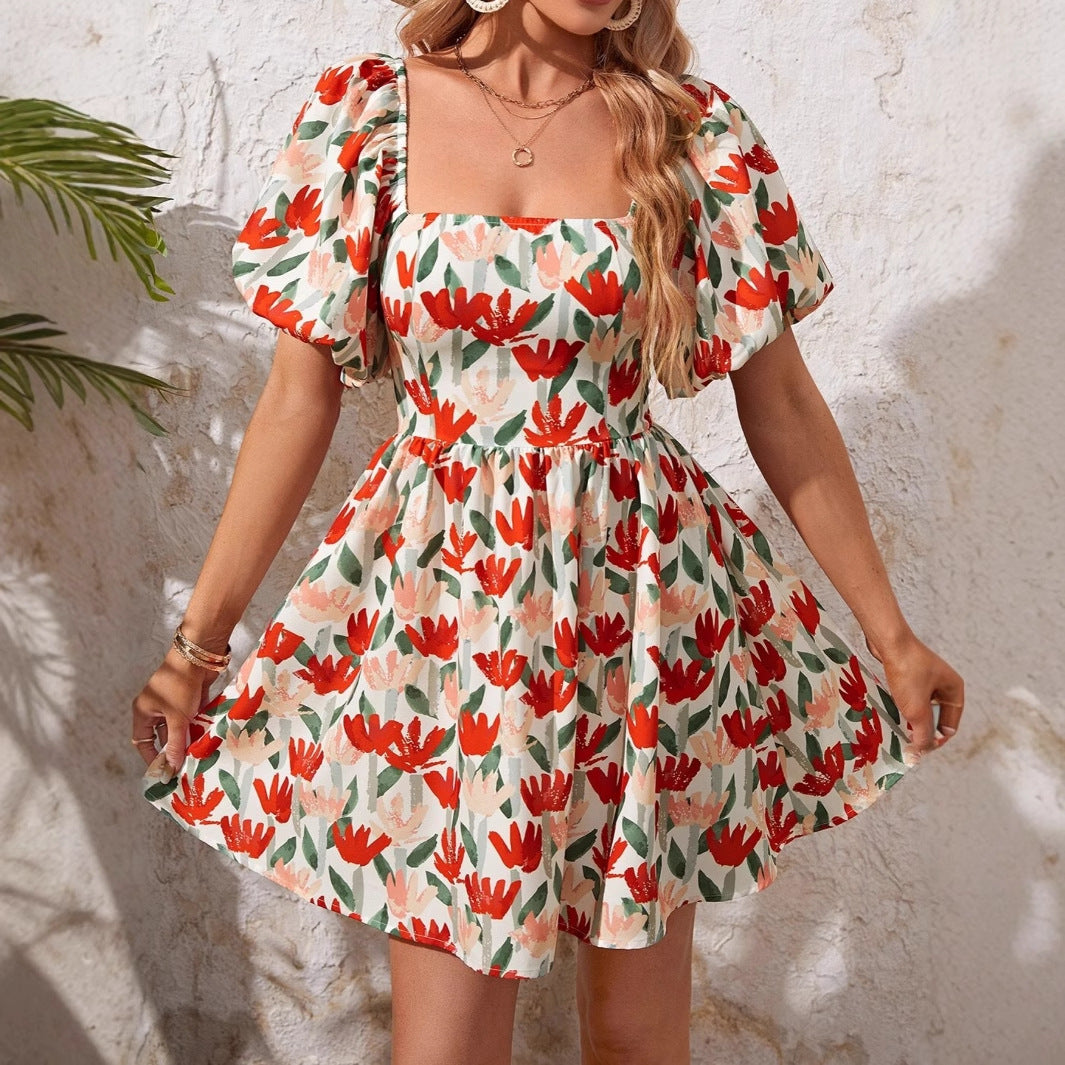 Norma® | Women'S Floral Pattern Summer Dress