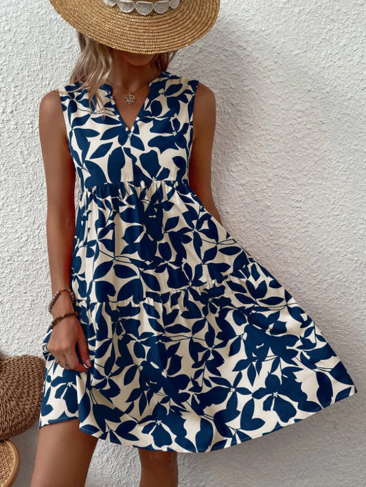 Julieta® | Women'S A-Line Sleeveless Summer Dress With V-Neck Design