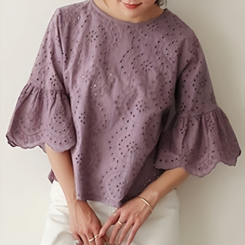 Patricia® | Women'S Eye-Hole Embroidered Blouse