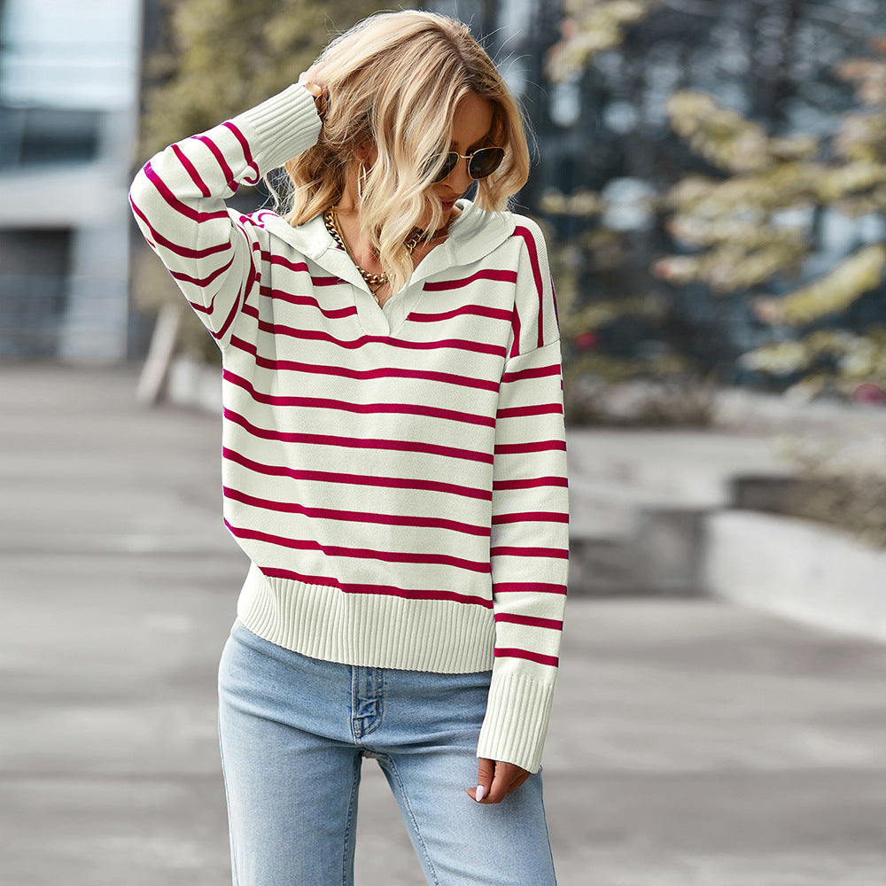Otilia | Classic striped knit sweater