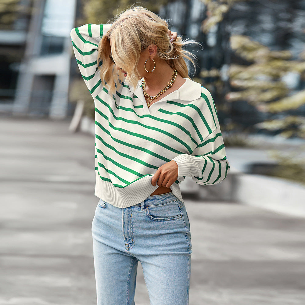 Otilia | Classic striped knit sweater