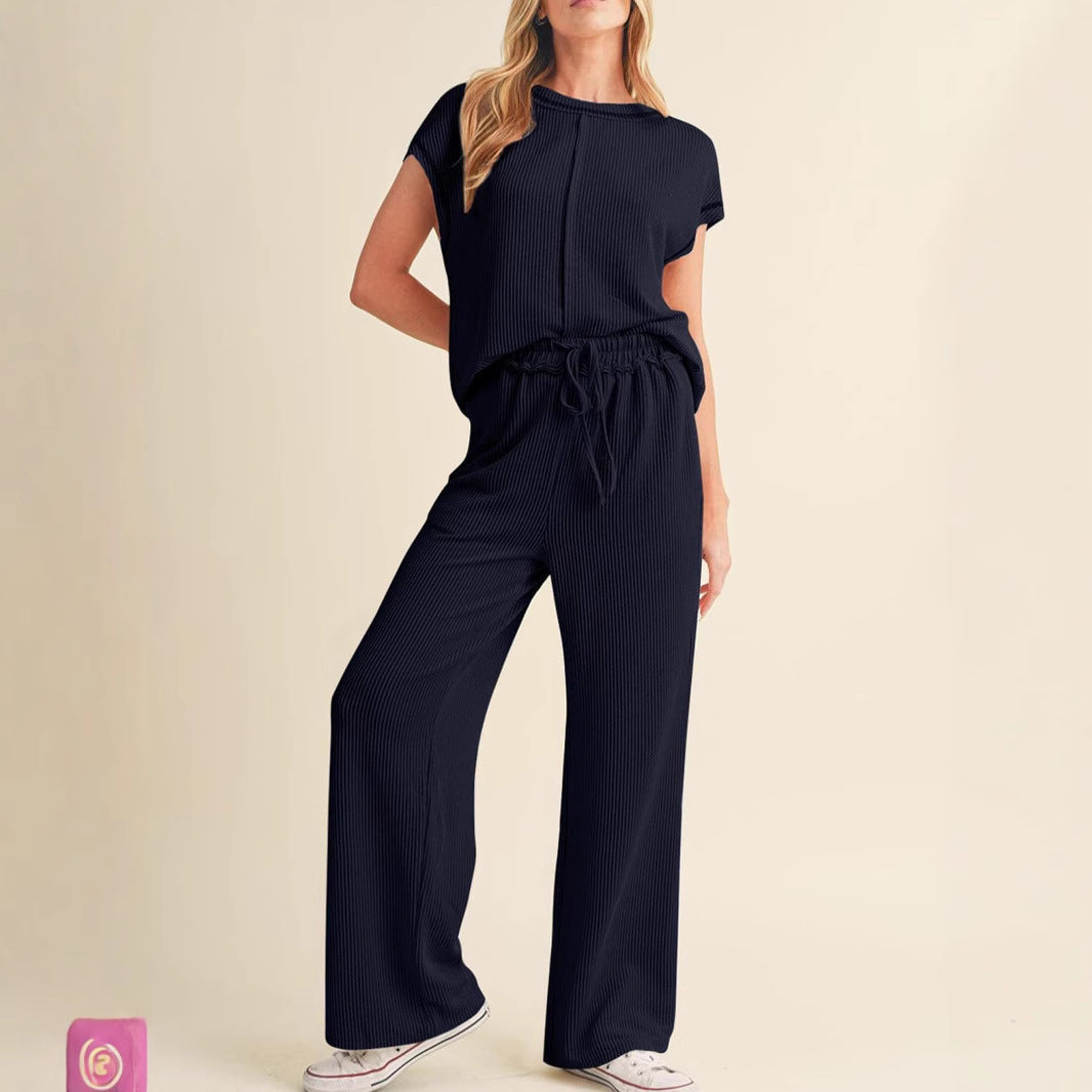 Tatiana® | Women'S Comfortable Wide-Leg Jumpsuit With Elastic Waistband