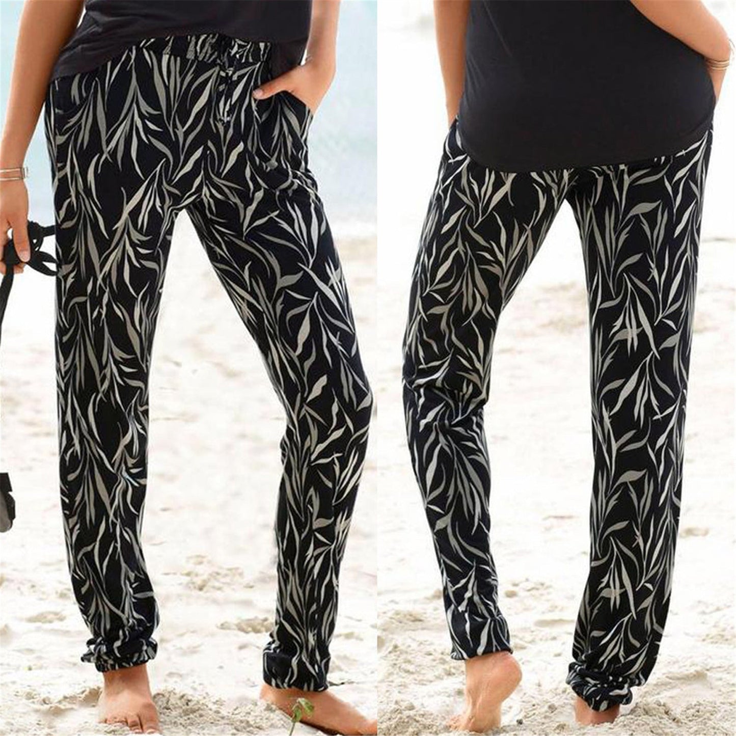 Zaida® | Women'S Floral Pattern Chic Lounge Pants
