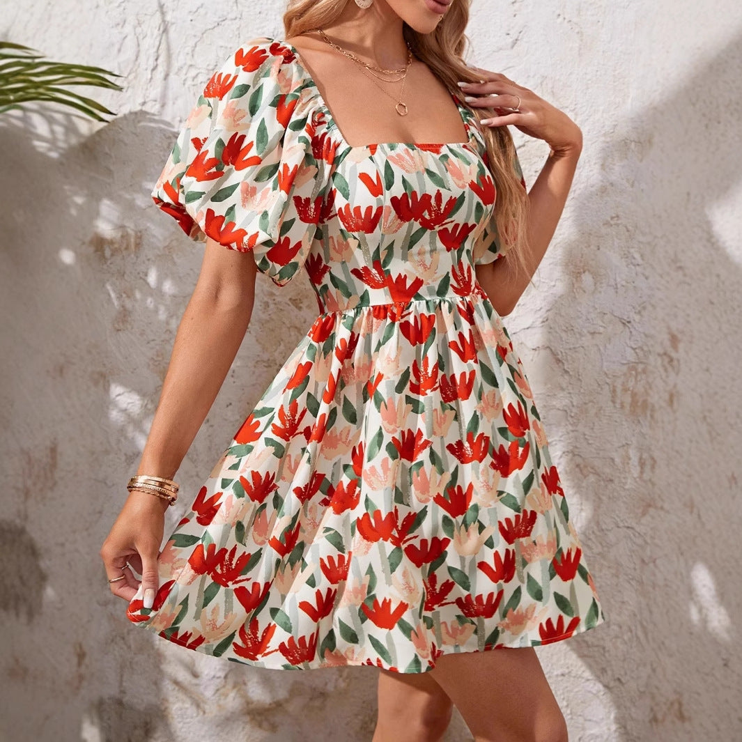 Norma® | Women'S Floral Pattern Summer Dress