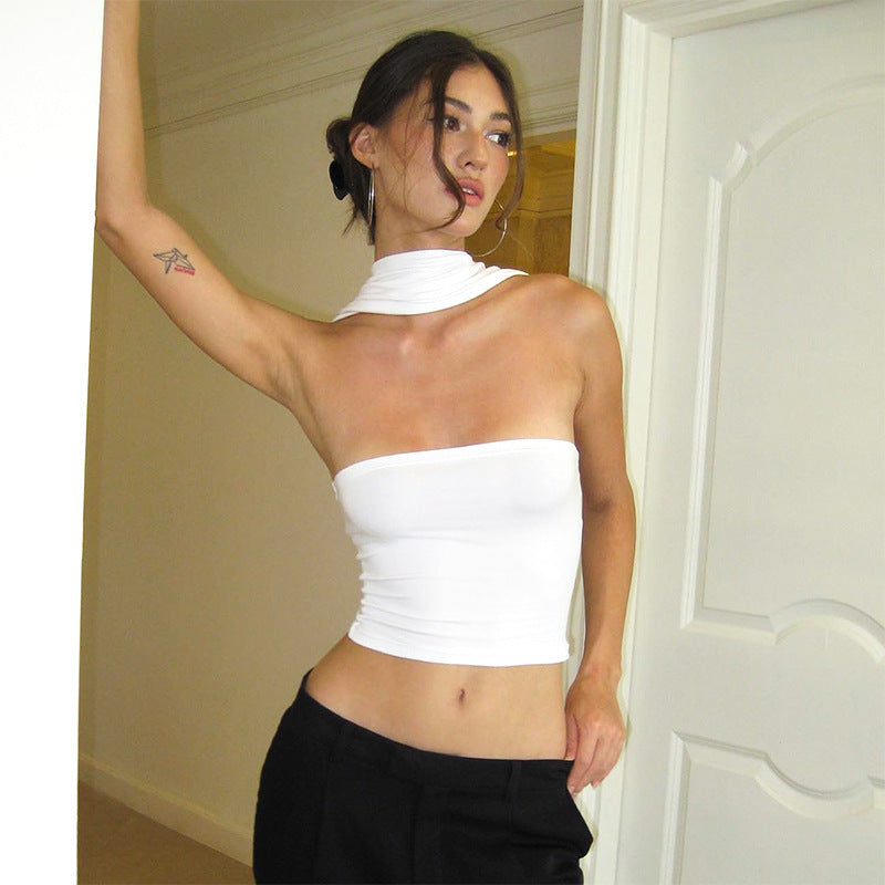 Hilda® | Women'S Asymmetric Strapless Crop Top
