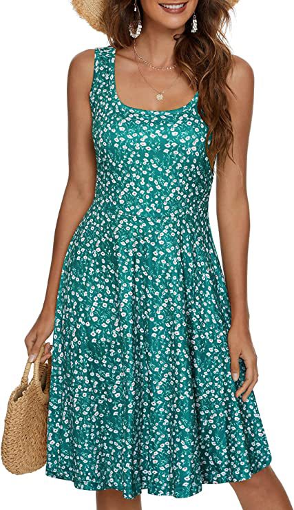 Katia® | Women'S A-Line Dress With Floral Pattern And Wide Skirt