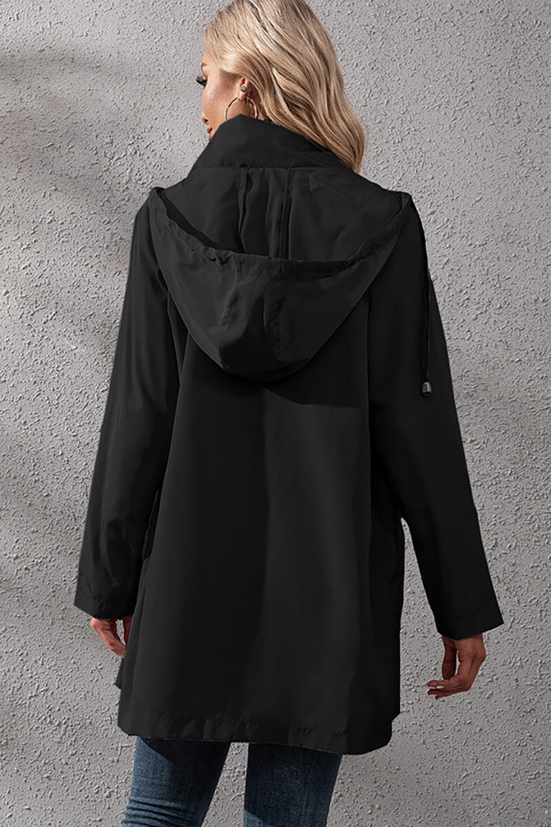 Yasmina | Urban waterproof windbreaker with hood