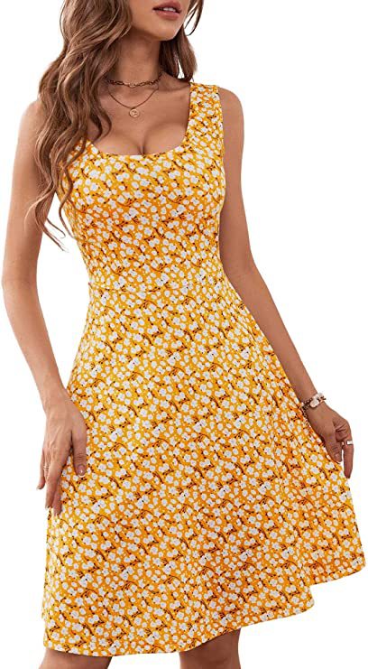 Katia® | Women'S A-Line Dress With Floral Pattern And Wide Skirt