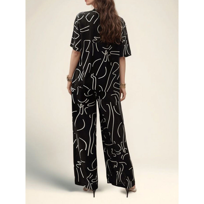 Paulina® | Women'S Abstract Print Lounge Set