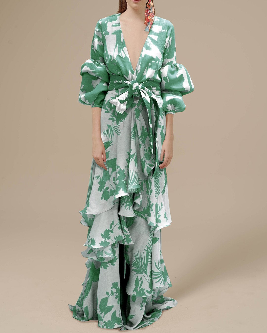 Erica® | Printed Chiffon Party Dress