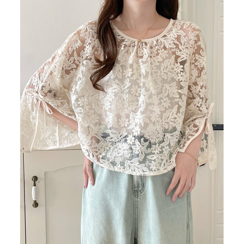 Mónica® | Women'S Floral Lace Overlay Blouse