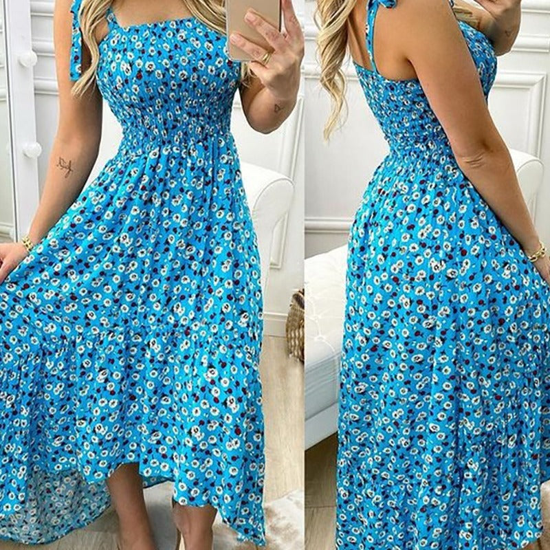 Xenia® | Women'S Floral Maxi Dress With Adjustable Shoulder Straps