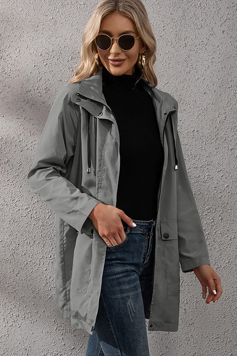 Yasmina | Urban waterproof windbreaker with hood