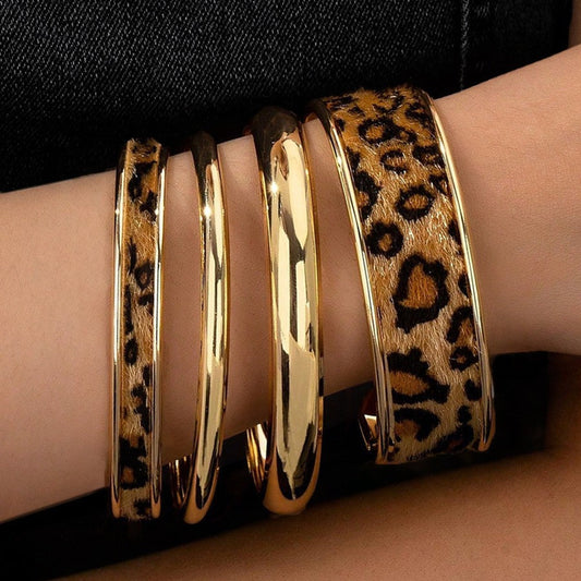 Sweet Cool Leopard Print Smooth Bracelet