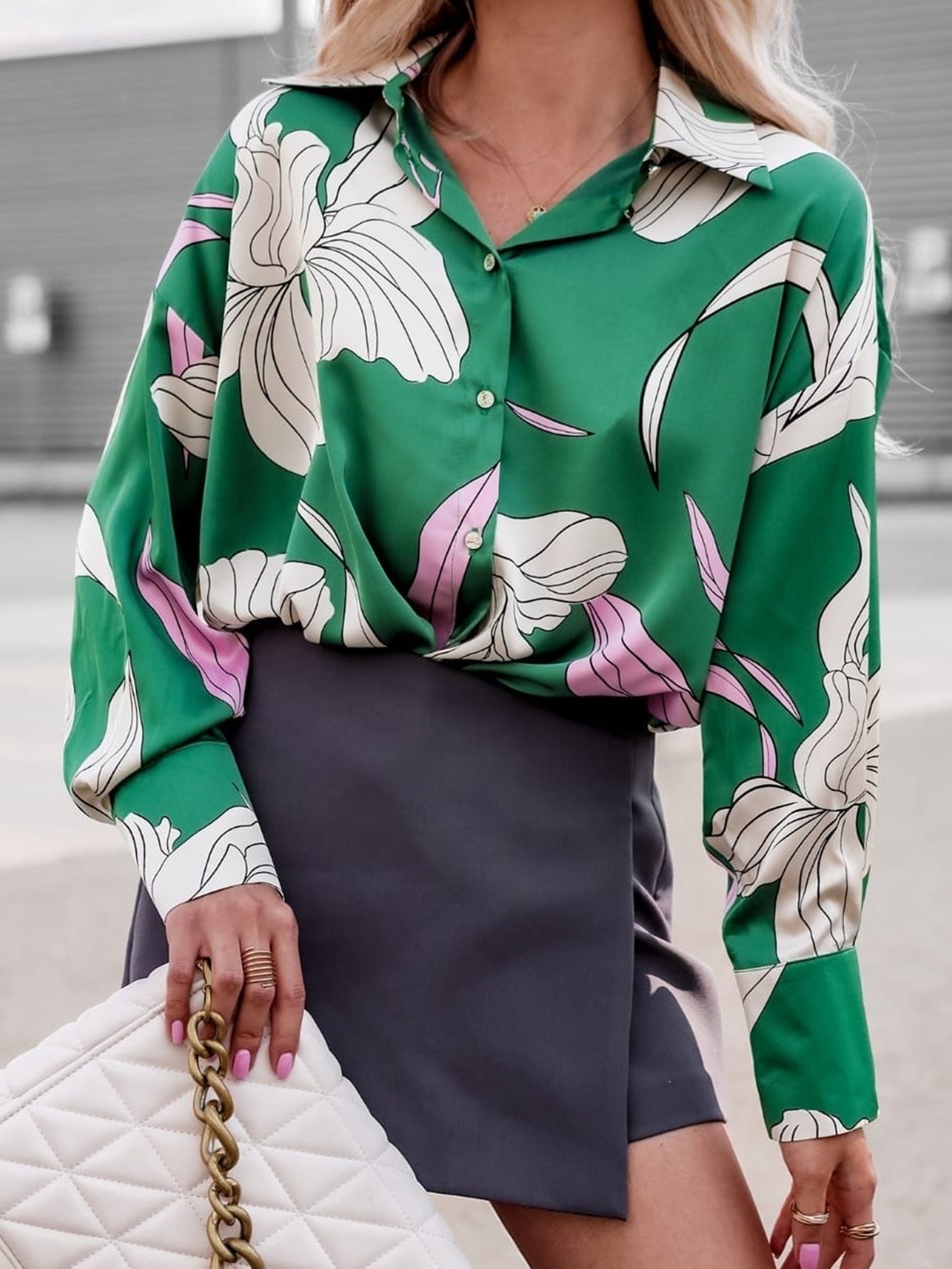 Elvira® | Women'S Blouse With Floral Design And Loose Fit