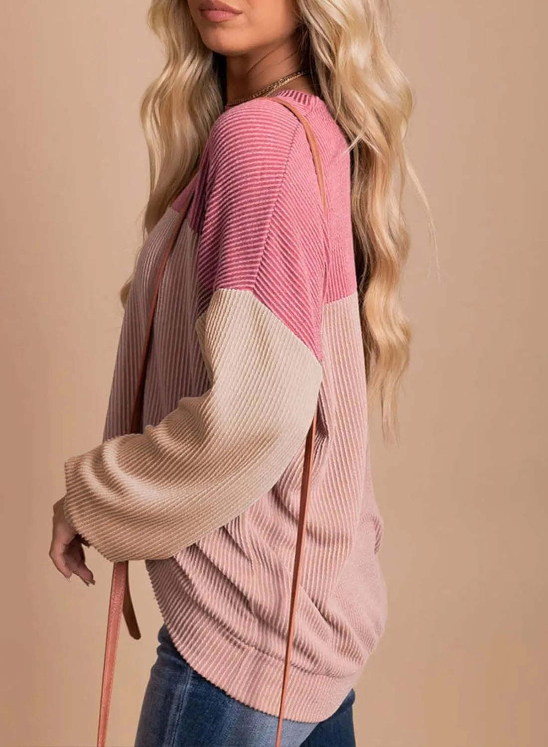 Leire | Casual crew neck pullover sweatshirt