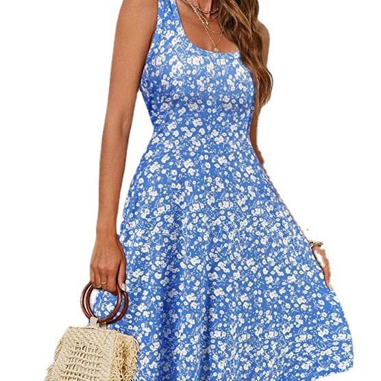 Katia® | Women'S A-Line Dress With Floral Pattern And Wide Skirt